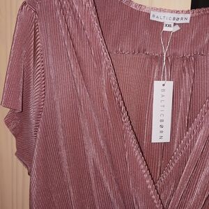 Baltic Born Mauve Pleated Dress